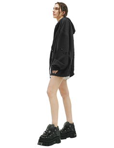 Оверсайз худи на молнии Vetements