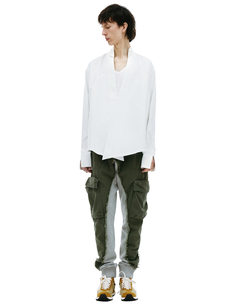 Рубашка на одной пуговице Greg Lauren