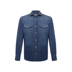 Джинсовая рубашка Brunello Cucinelli