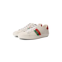 Кожаные кеды Ace Gucci