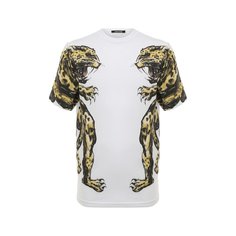 Хлопковая футболка Roberto Cavalli