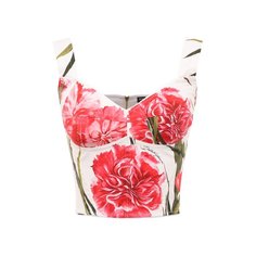 Хлопковый топ-бюстье Dolce & Gabbana