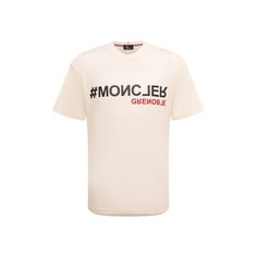 Хлопковая футболка Moncler Grenoble