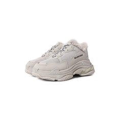 Комбинированные кроссовки Triple S Balenciaga