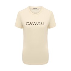 Хлопковая футболка Roberto Cavalli