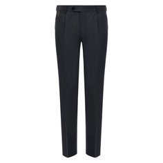 Брюки из шерсти и вискозы BOSS
