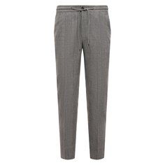 Брюки изо льна и шерсти Corneliani