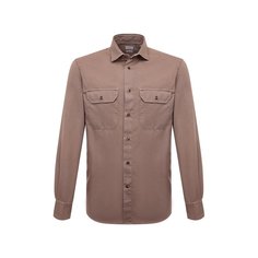 Хлопковая рубашка Brunello Cucinelli