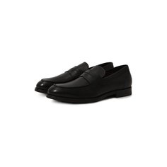 Кожаные пенни-лоферы Santoni