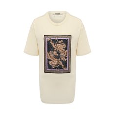Хлопковая футболка Roberto Cavalli