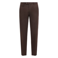 Брюки изо льна и шерсти Corneliani