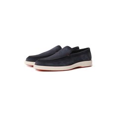 Кожаные лоферы Santoni