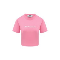 Хлопковая футболка MSGM