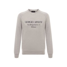 Хлопковый свитшот Giorgio Armani