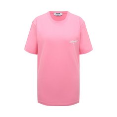 Хлопковая футболка MSGM