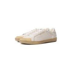 Кожаные кеды Saint Laurent
