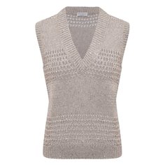 Льняной жилет Brunello Cucinelli