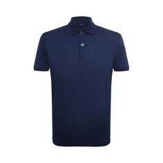 Поло изо льна и хлопка Kiton