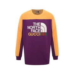 Хлопковый лонгслив The North Face x Gucci Gucci