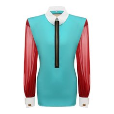 Блузка из вискозы и шелка Gucci