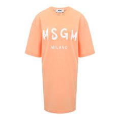 Хлопковая футболка MSGM