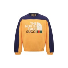 Хлопковый свитшот The North Face x Gucci Gucci