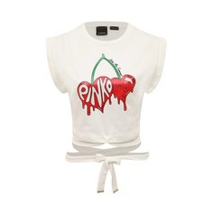 Хлопковая футболка Pinko