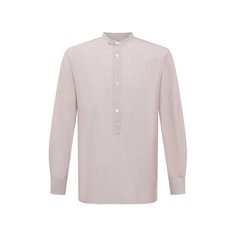 Рубашка изо льна и хлопка Corneliani