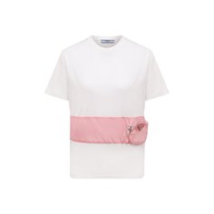 Хлопковая футболка Prada