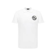 Хлопковое поло Versace