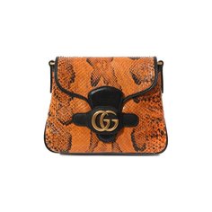 Сумка Dahlia small из кожи питона Gucci