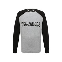 Лонгслив из хлопка и вискозы Dsquared2