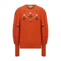 Пуловер из шерсти и хлопка Gucci