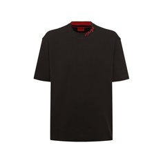 Хлопковая футболка HUGO