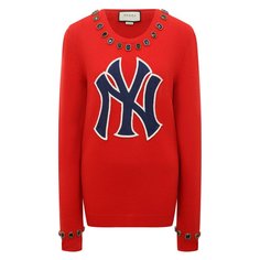 Шерстяной пуловер Gucci x NY Yankees Gucci