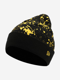 Шапка детская New Era Splatter Cuff Knit, Черный