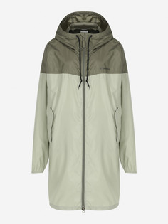 Куртка женская Columbia Flash Challenger Long Windbreaker, Plus Size, Зеленый