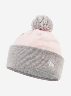 Шапка детская New Era Cuff Pom Knit Newera, Розовый