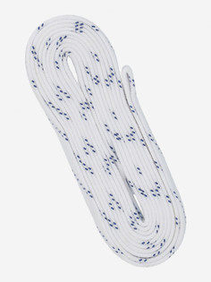 Шнурки для коньков с пропиткой Nordway Wax, Белый