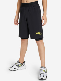 Шорты для мальчиков FILA, Черный