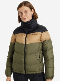 Куртка утепленная женская Columbia Puffect Color Blocked Jacket, Зеленый