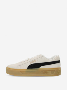 Кеды женские PUMA Smash Platform V3 Sd, Бежевый