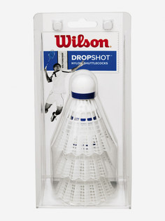 Волан для бадминтона Wilson Dropshot Shuttlecocks, Белый