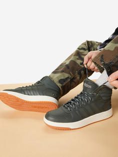 Кеды мужские adidas Hoops 2.0 Mid, Зеленый