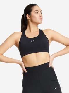 Спортивный топ бра Nike Dri-FIT Swoosh, Черный