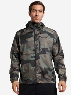 Ветровка мужская Columbia Flash Forward Windbreaker Print, Зеленый