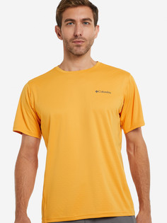 Футболка мужская Columbia M Zero Ice Cirro-Cool SS Shirt, Оранжевый