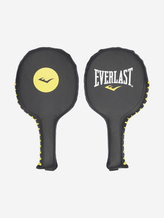 Лапы-ракетки Everlast Leather punch paddles, 2 шт., Черный