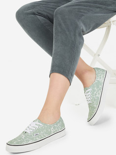 Кеды женские Vans Authentic (Washes) Celado, Зеленый