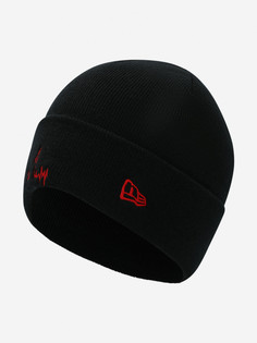 Шапка New Era Script Cuff Lic, Серый